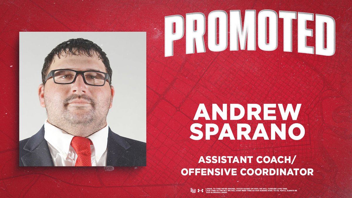 LamarFootball's tweet photo. Rossomando Hires Two Assistant Coaches, Realigns Staff #PeckEmCards

Story: https://t.co/bMiowUhm99 https://t.co/DASeZpCYKT