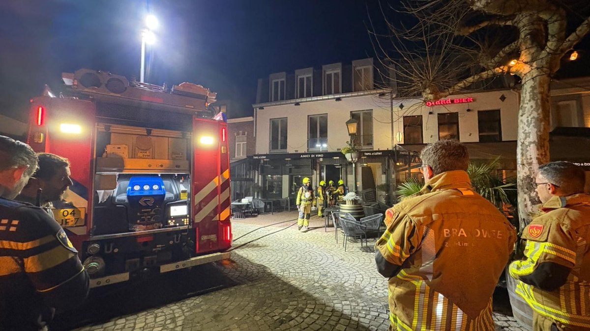 Brand in restaurant Meerssen