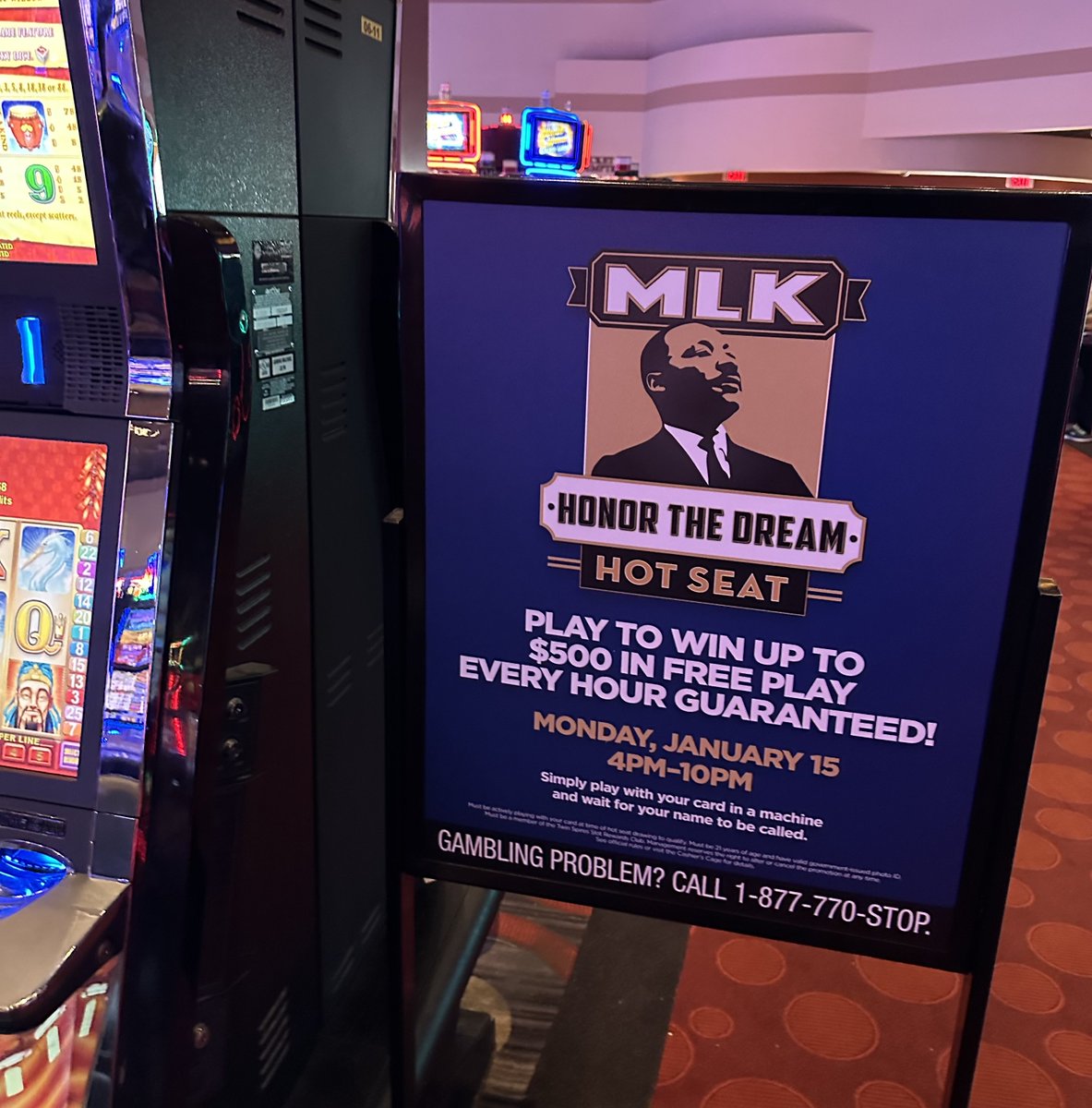 ClueHeywood's tweet image. Honor the Dream Hot Seat: play to win up to $500 in free play