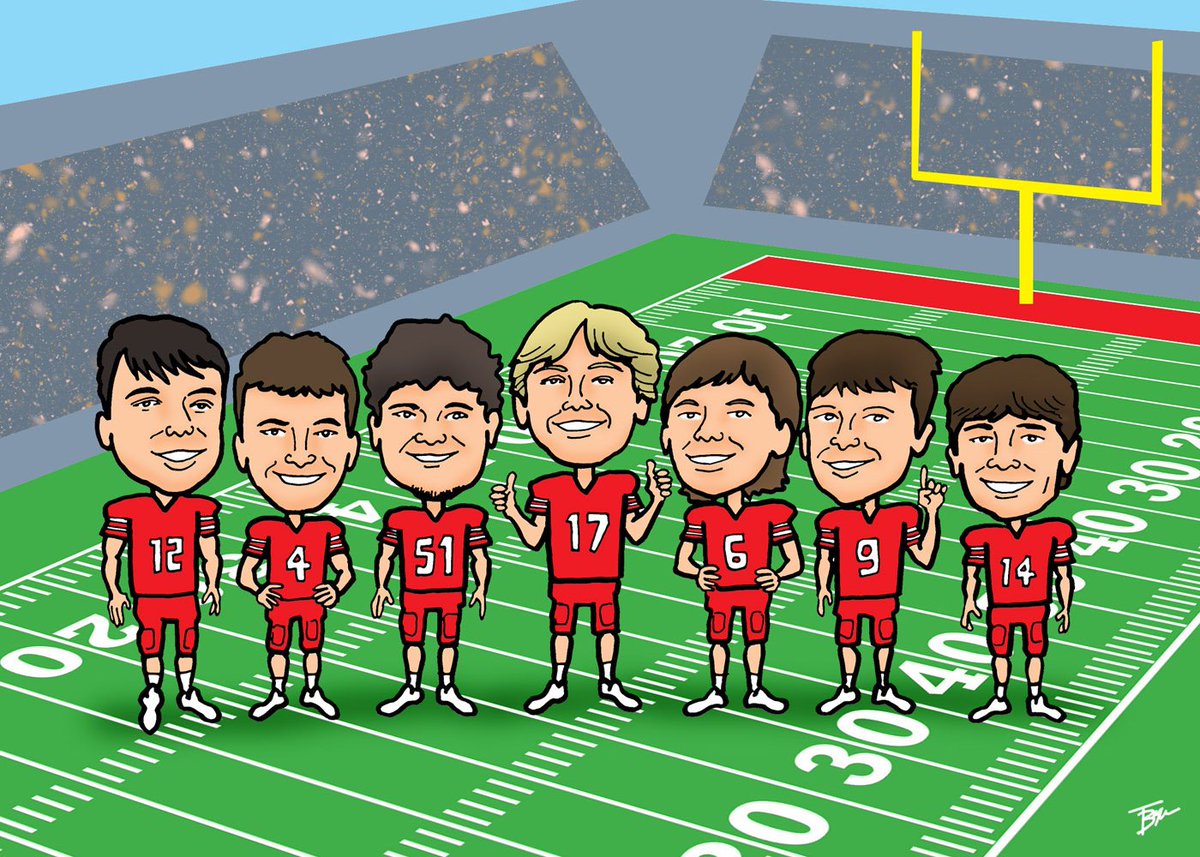 #caricature of some high school football players 
#freelance #drawing #illustration #cartoon
etsy.com/shop/TBToons