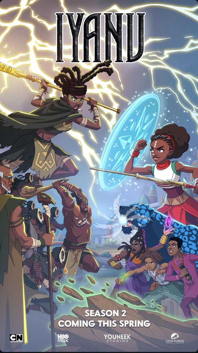 ToonHive's tweet image. New poster for ‘Iyanu’ Season 2.

The season will premiere this Spring on Cartoon Network and HBO Max.