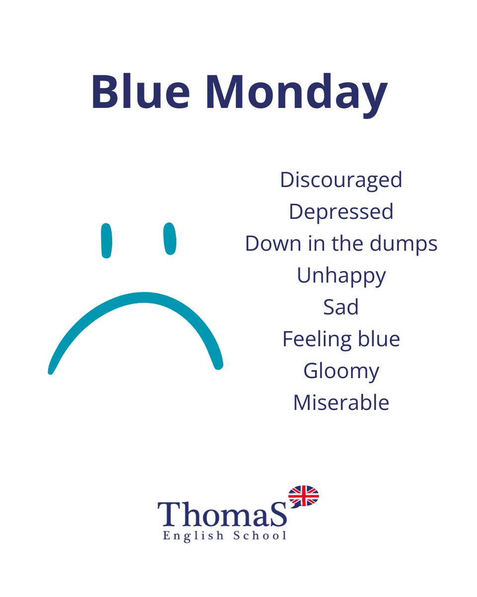 Hoy es el Blue Monday, o lo que es lo mismo, el día más triste del año 😭. ¿Estás de bajón? Esperamos que no, pero por si acaso tienes un día regular... aquí tienes varias formas de decir que estás triste en inglés.