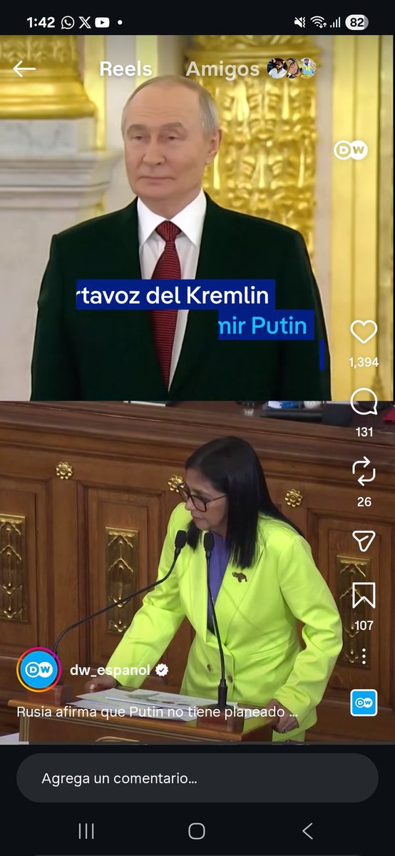 Los rusos muaaaaaajajajajajajaj sus gran aliado jajajja

Plop <a href="/CMonteroOficial/">Carlos Montero</a> 

Dice Putin que no se va contactar con la traidora Delcy la fea.

Atención revolucionarios. 

<a href="/AecioEscalante/">Aecio 🇻🇪</a> <a href="/ConElMazoDando/">Con el Mazo Dando</a> <a href="/CoralTeresa/">Vanessa Teresa 🍒</a> <a href="/dcabellor/">Diosdado Cabello R</a> <a href="/luisratti_ve/">LUIS RATTI</a> <a href="/LuisitoPSUV4F/">Luisito 🇻🇪❤️</a> <a href="/DiazCanelB/">Miguel Díaz-Canel Bermúdez</a>