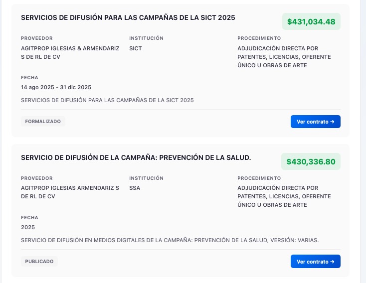 RealArturoH's tweet image. 🚨El comunista español (y defensor de la dictadura venezolana) Pablo Iglesias acumula 2.6 millones de pesos en contratos con el Gobierno de Claudia Sheinbaum.

La empresa de Iglesias en México, 👉 AGITPROP IGLESIAS ARMENDARIZ S. de R.L. de C.V., ha recibido ya $2,611,428.50 pesos…