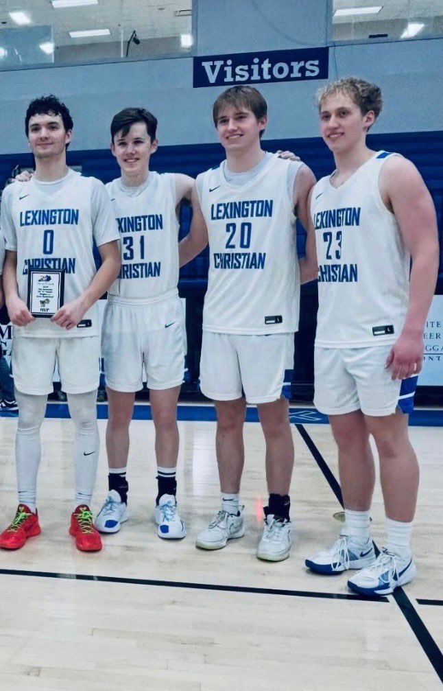 LCABball's tweet image. Congrats to our LCA guys that made the All tournament team this past weekend!  @Dfarmer2028 , @RealCMarshall , Jake Lycan and Kaleb Pridemore!!   Good job!!!