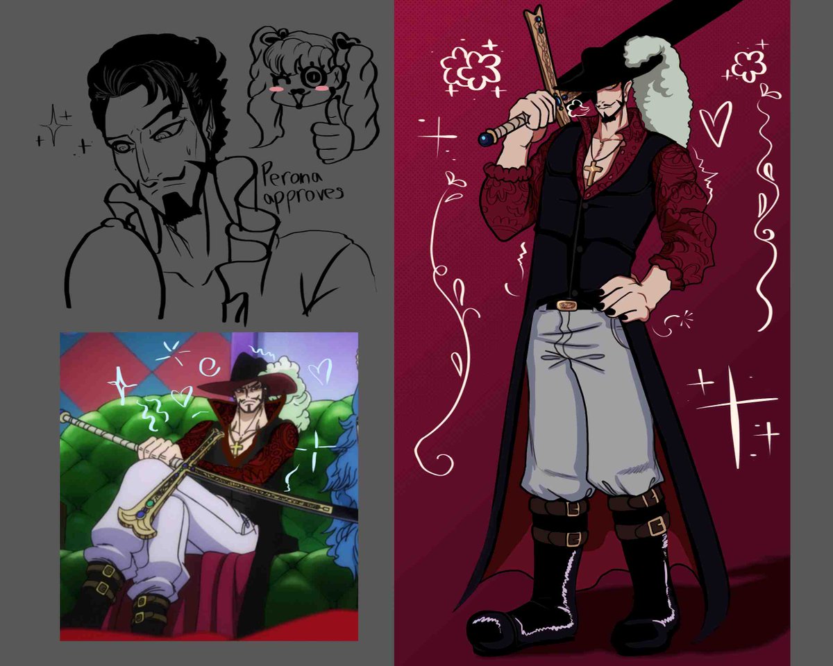 Urobas_hooves's tweet photo. Made a new clothing for him ✨
#mihawk #ONEPIECE https://t.co/PiDjLPwYRU
