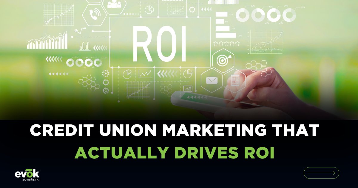 evokadvertising's tweet photo. Marketing budgets are under increasing scrutiny, but ROI should never be unclear.

This article outlines which credit union marketing strategies drive measurable growth, from content and SEO to paid media and automation.

Read the blog: https://t.co/c015IptXSS https://t.co/7LOjMr2tSn