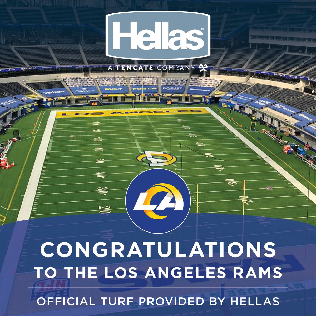 Congrats to the Rams on an impressive playoff victory this weekend. On to the next one. 🏈🔥