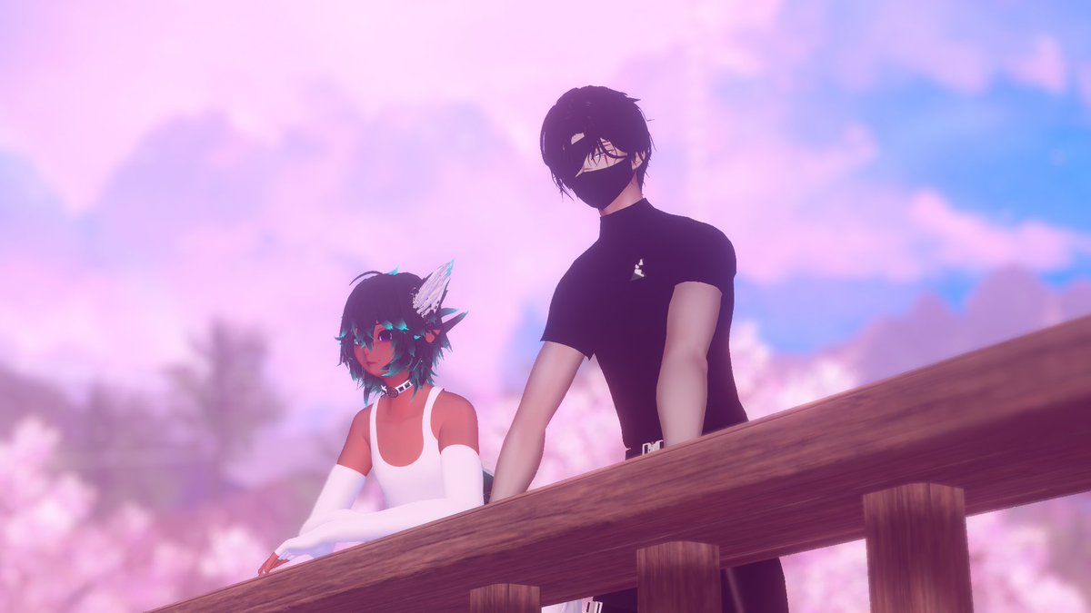 Gazing off into the distance of the river on such a lovely day.
(With <a href="/SimplyT4y/">Tay</a> )

#VRChat