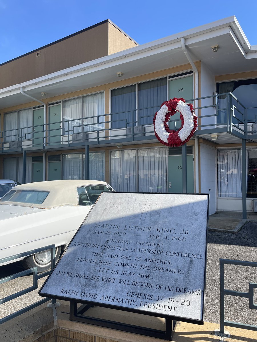 jkjumps's tweet photo. MLK day in Memphis at the Lorraine Motel https://t.co/5WLDy5uy8e