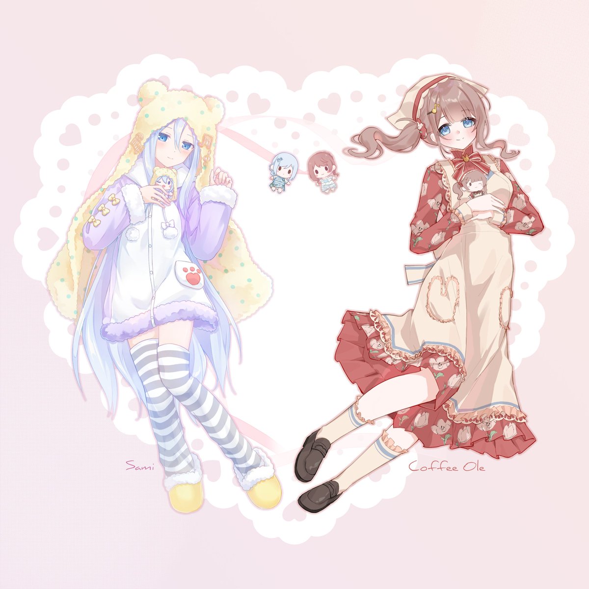 友達との合作絵になった😌
🥧：<a href="/_CoffeeOle/">咖啡歐蕾</a>