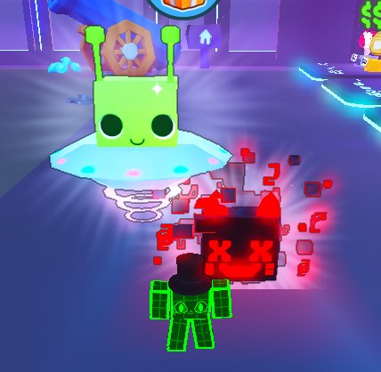 Finally found a Shiny Huge Meebo In The Spaceship that I've been looking for about a few months