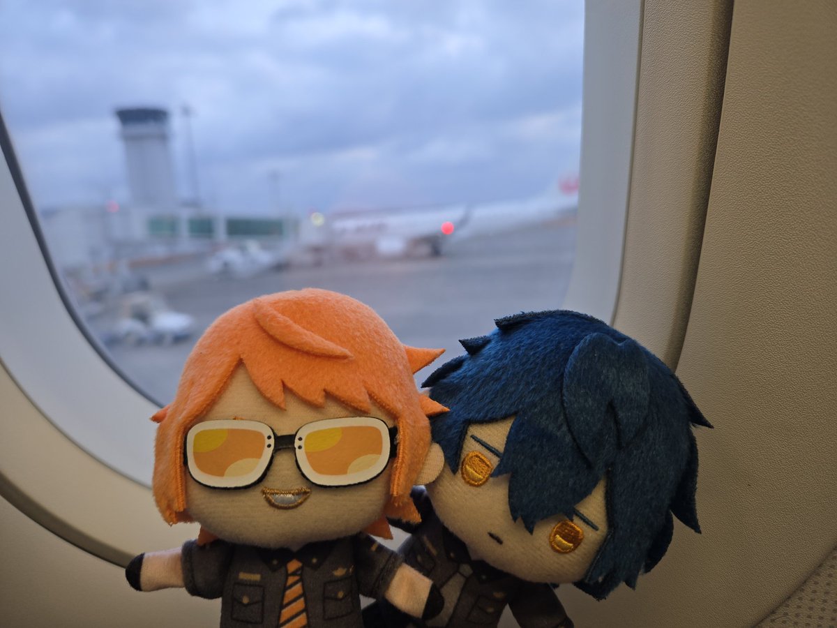 しゅっぱつだよー✈️𓈒𓂂𓏸