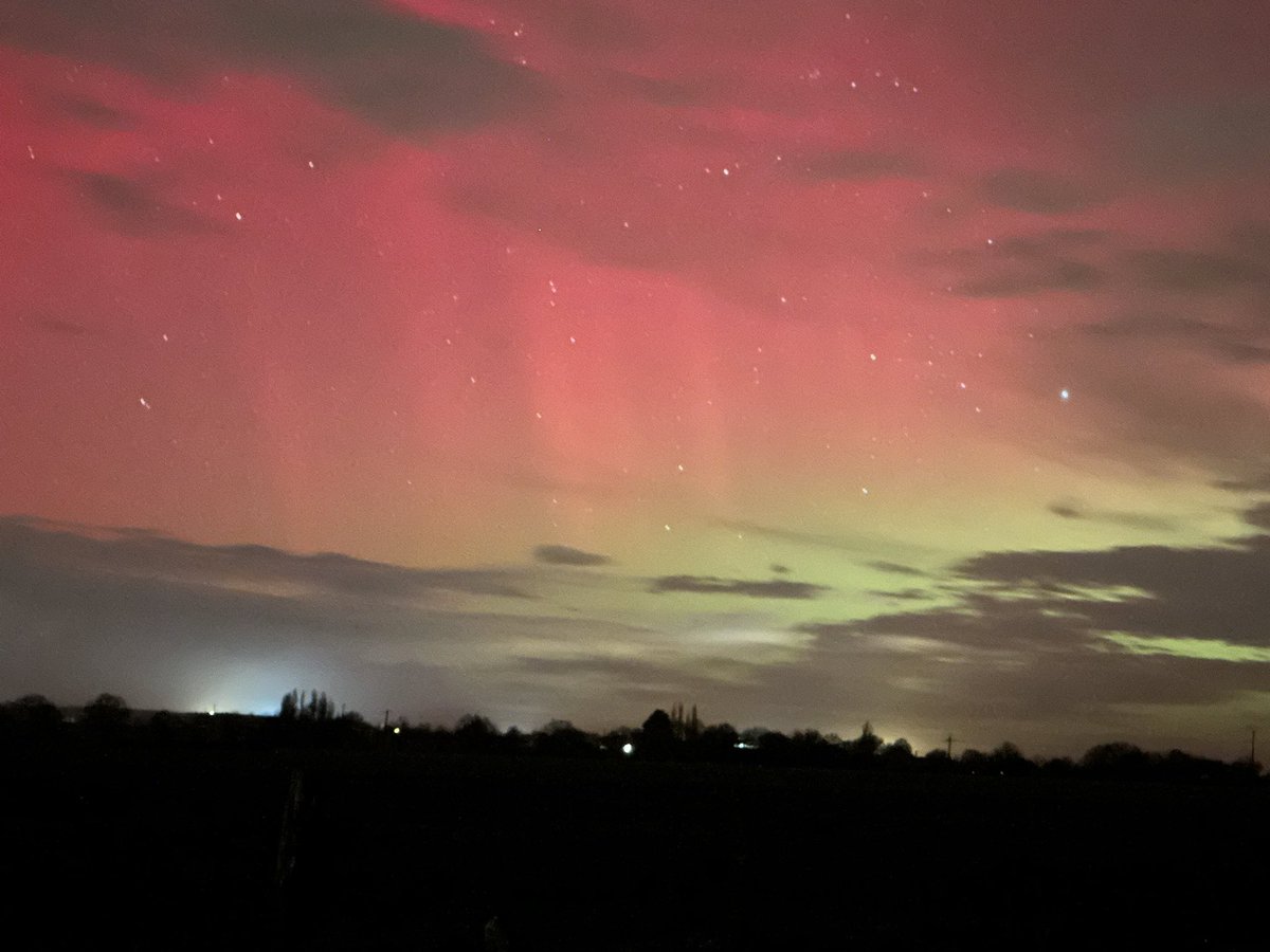 #auroresboréales à #Cholet dans le Maine et Loire!