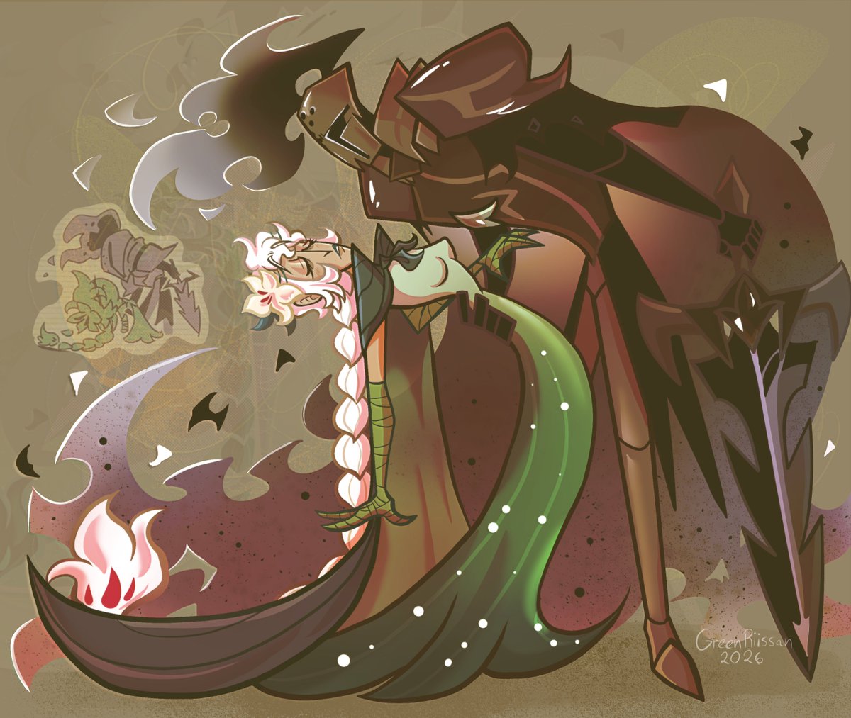 GreenRiissan's tweet image. we keep winning and it's not even funny-

#cookierun #whitelilycookie #silentsaltcookie #art #myart #digital #illustration