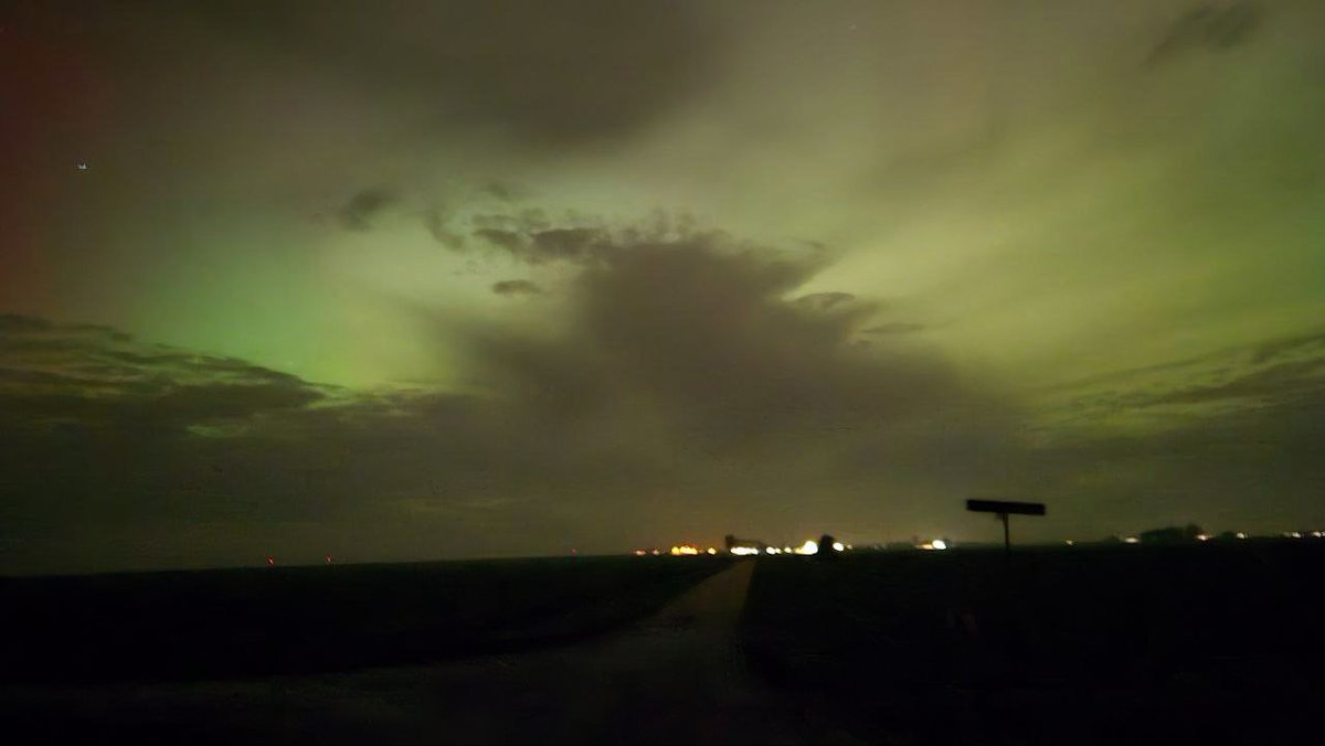 #Koudum vanavond rond 23:20 #noorderlicht