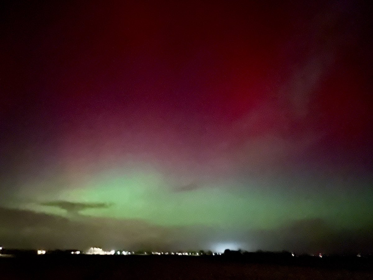#noorderlicht boven Oss. Fantastisch #westandwithGreenland