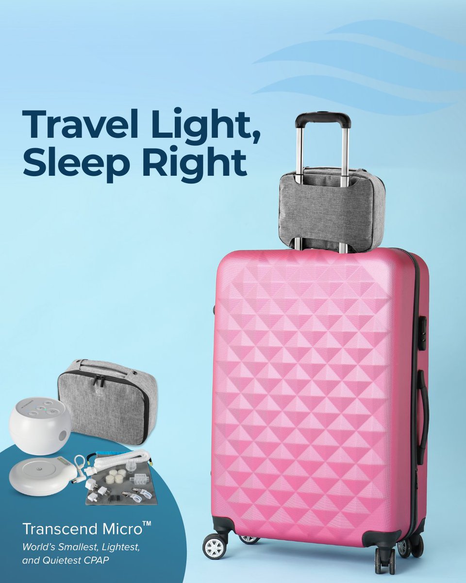 Transcend_CPAP's tweet image. Everything you need for restful nights on the go—packed and ready. Because adventures are better when you wake up refreshed. 🌍#TranscendMicro #TravelCPAP #sleepapnea #portablecpap
1w