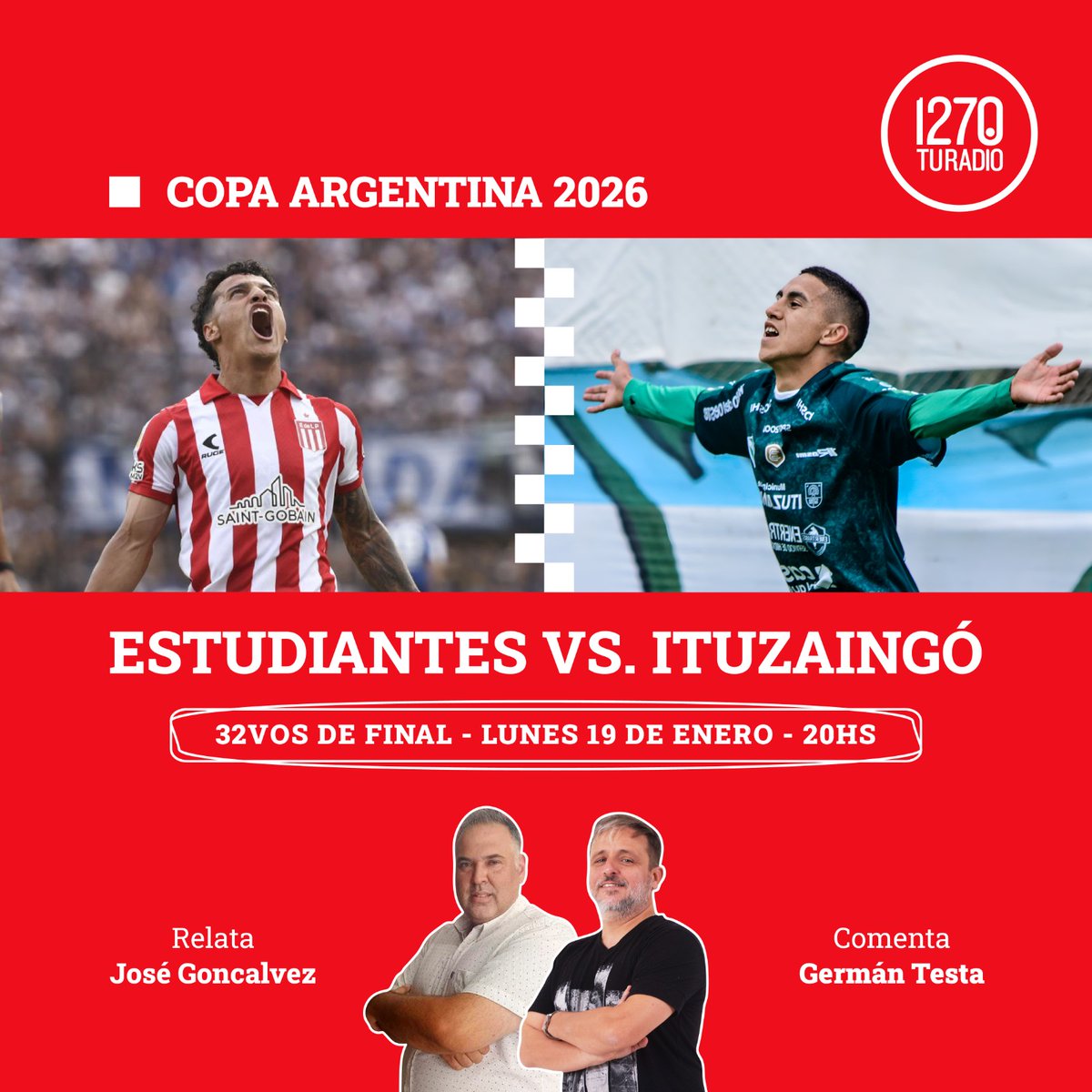 provincia1270's tweet image. ⚽️ Estudiantes Vs Ituzaingó desde las 20hs.
🎙️ @elportuguesjose @GerTestaCalaf 

#EDLP
💻provinciaradio.com.ar