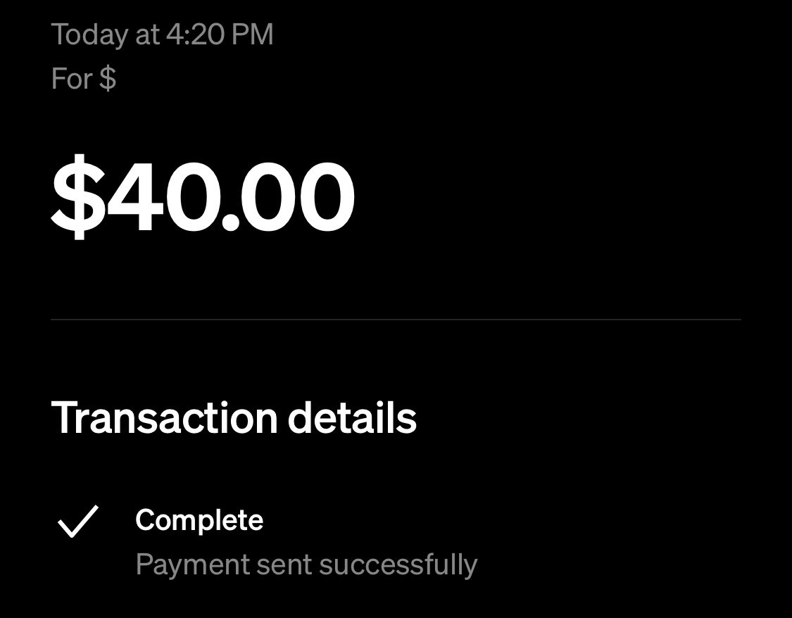 bigtimeLuca's tweet image. Sent $40 to a random follower 

Who’s next?