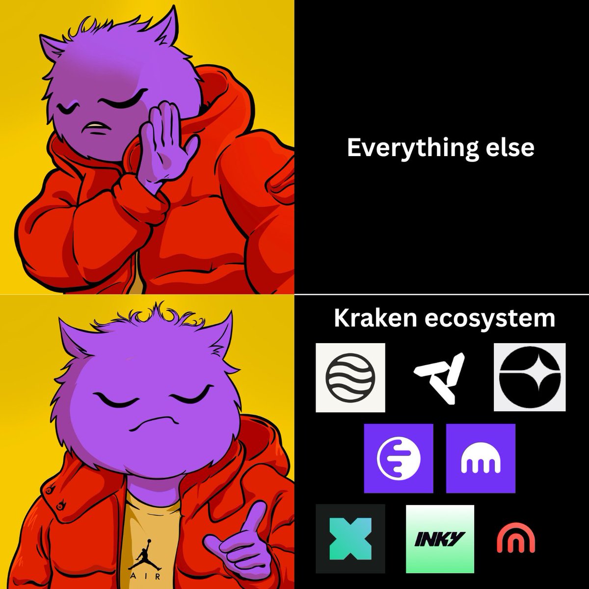 All you need is a hybrid ecosystem: Kraken off-chain, Ink on-chain 💜