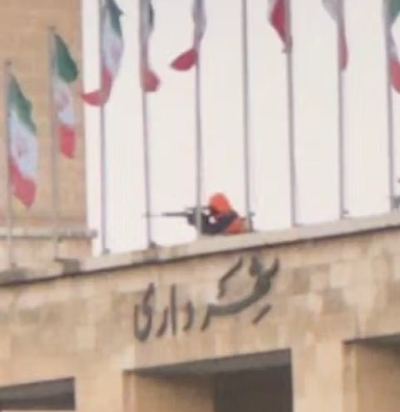 The Islamic Republic has been sniping unarmed civilians from rooftops.

Where is the outrage?