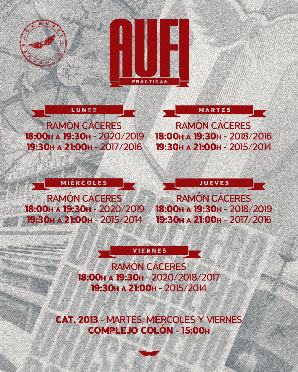 👦🏻 𝑳𝒐𝒔 𝒎𝒂́𝒔 𝒄𝒉𝒊𝒄𝒐𝒔.

El próximo lunes 26 de Enero comienzan las actividades del fútbol infantil del Club. 

📌 Captación para mismos días y horarios según la categoría.

#CanteraDarsenera.