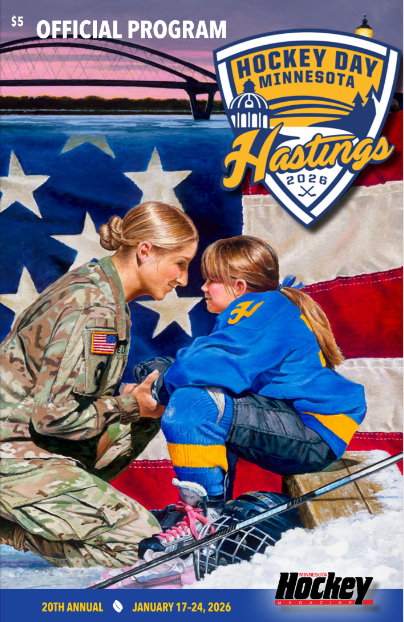 Hockey Day Minnesota 2026 in Hastings is here!

Enjoy a free digital copy of the official #HDM2026 program, which includes rosters, photos, event information and feature stories. 

Program: minnesotahockeymag.com/hockey-day-min…