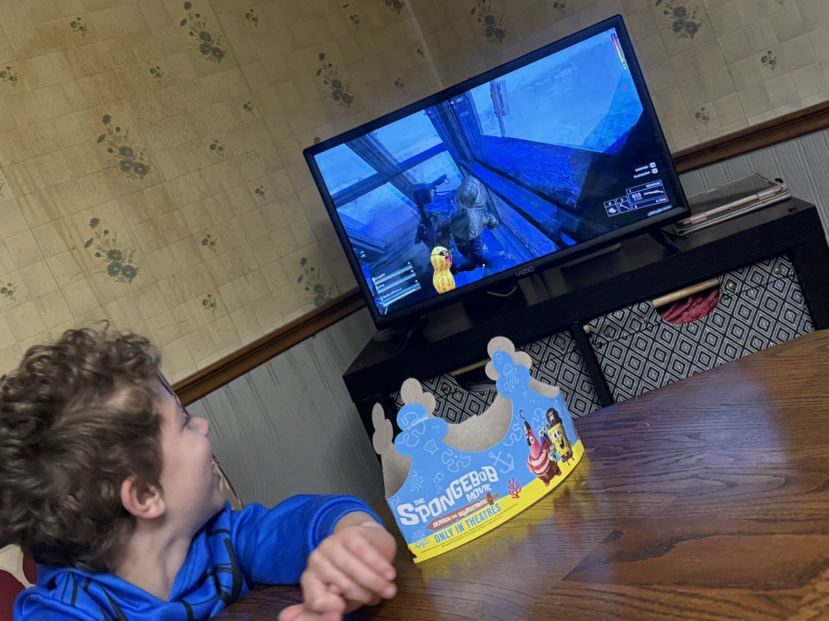 my step son watching <a href="/theburntpeanut/">theburntpeanut</a> with us 😂 he loves it!