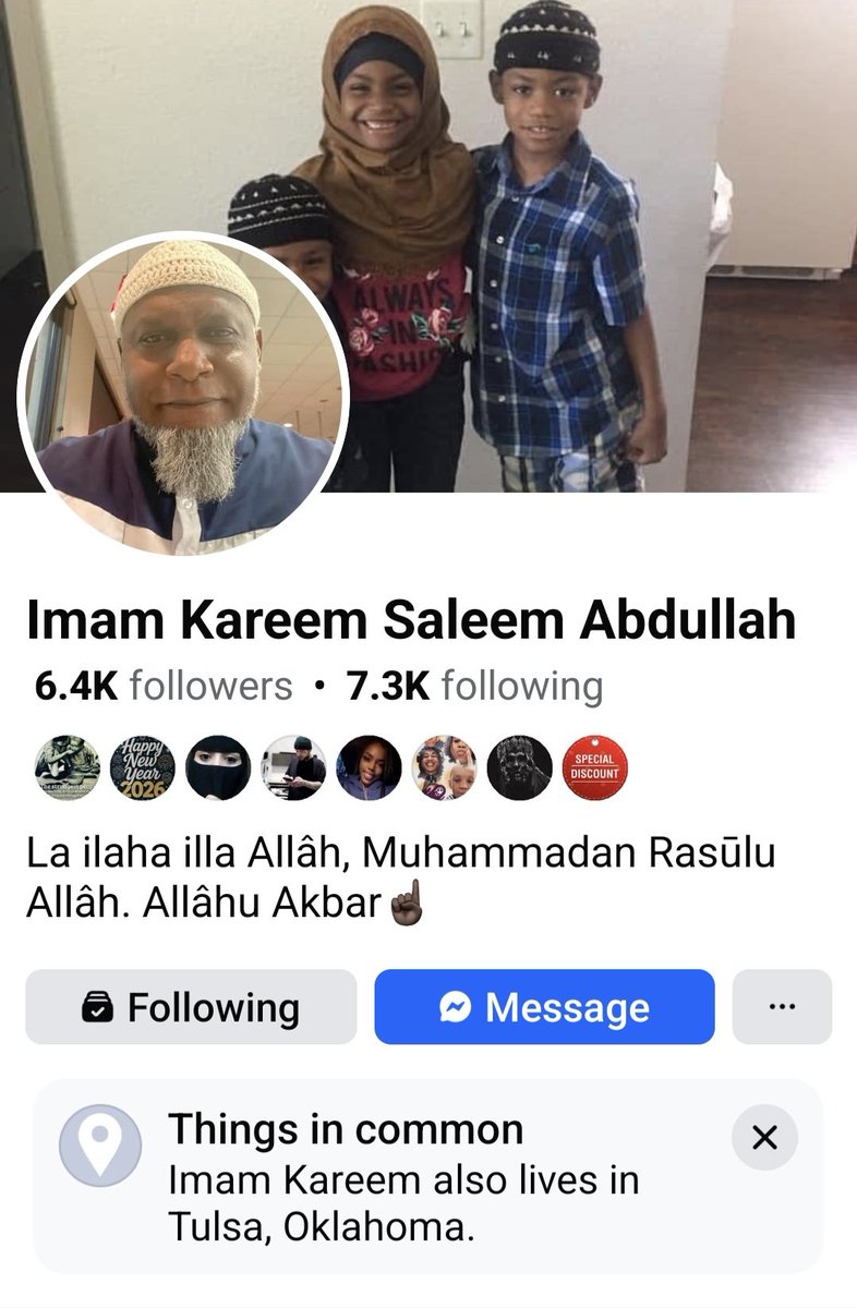 Snarkio_'s tweet image. A Tulsa imam is telling his 6.4k followers to arm themselves and even fight to the death if they believe law enforcement is acting unlawfully.

This isn’t faith or free speech—it’s reckless incitement that puts the public at risk.

@TulsaPolice @FBIDirectorKash @FBIOklahomaCity