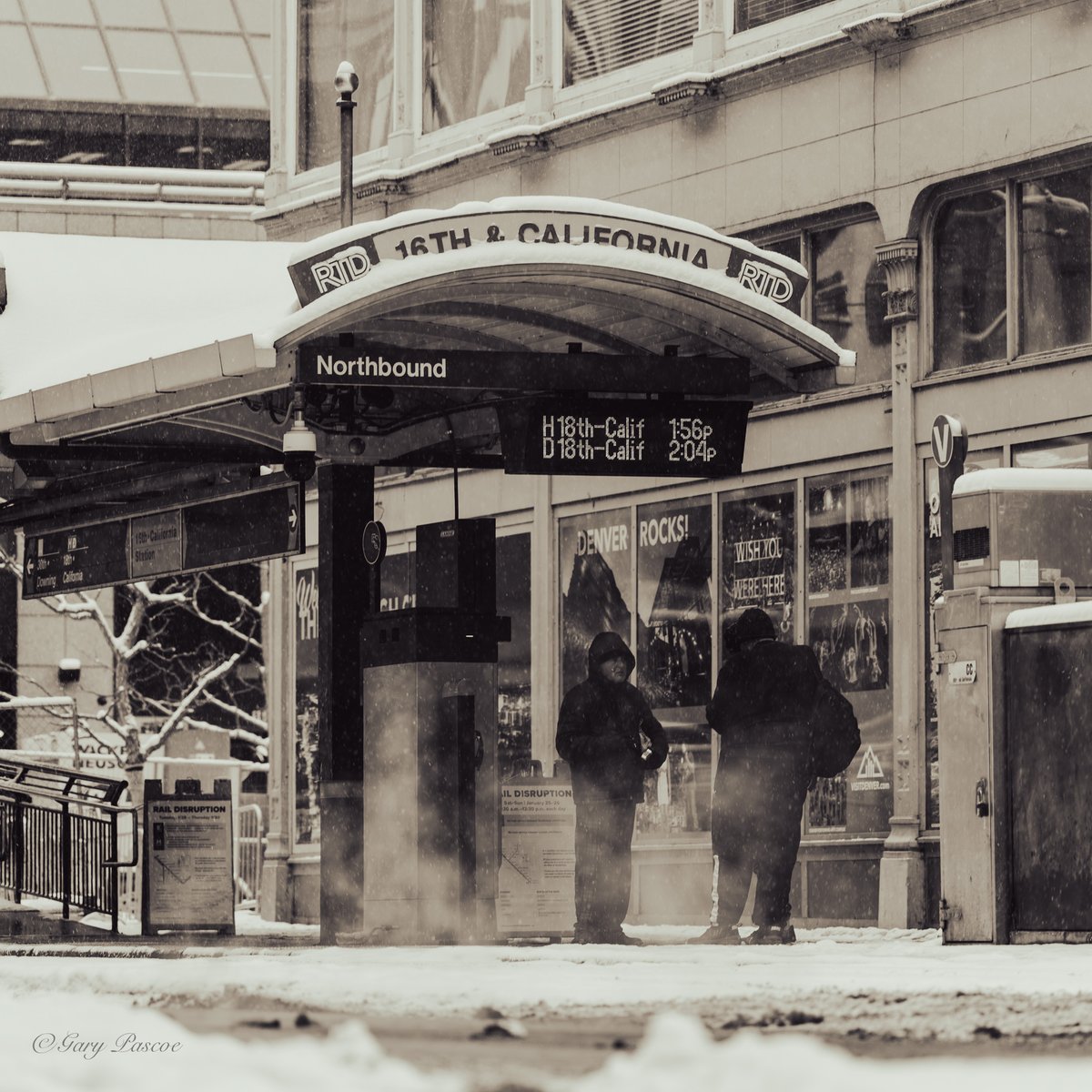 Bus Stop #StreetPhotography #Photography #BlackandWhite #Denver #Colorado