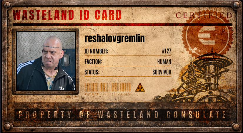 Just Secured my Wasteland ID 🪪

See you in <a href="/edendotgame/">EDEN</a>!