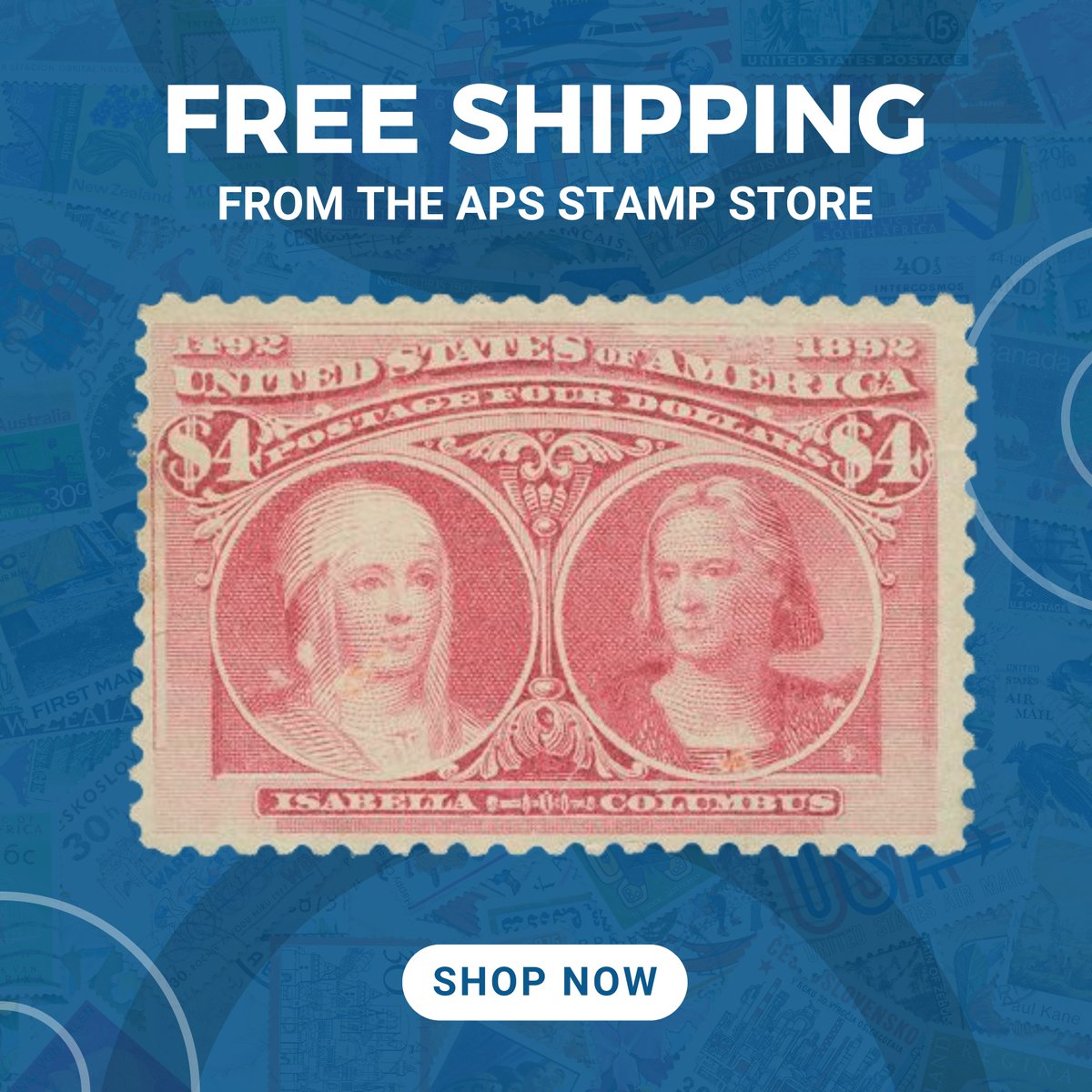 🔥 Last Day Today

Enjoy FREE Shipping on APS Stamp Store orders $75 and up. This is your final chance today to shop a wide selection of stamps and covers available through the official APS Stamp Store on HipStamp and save on shipping before the offer ends.