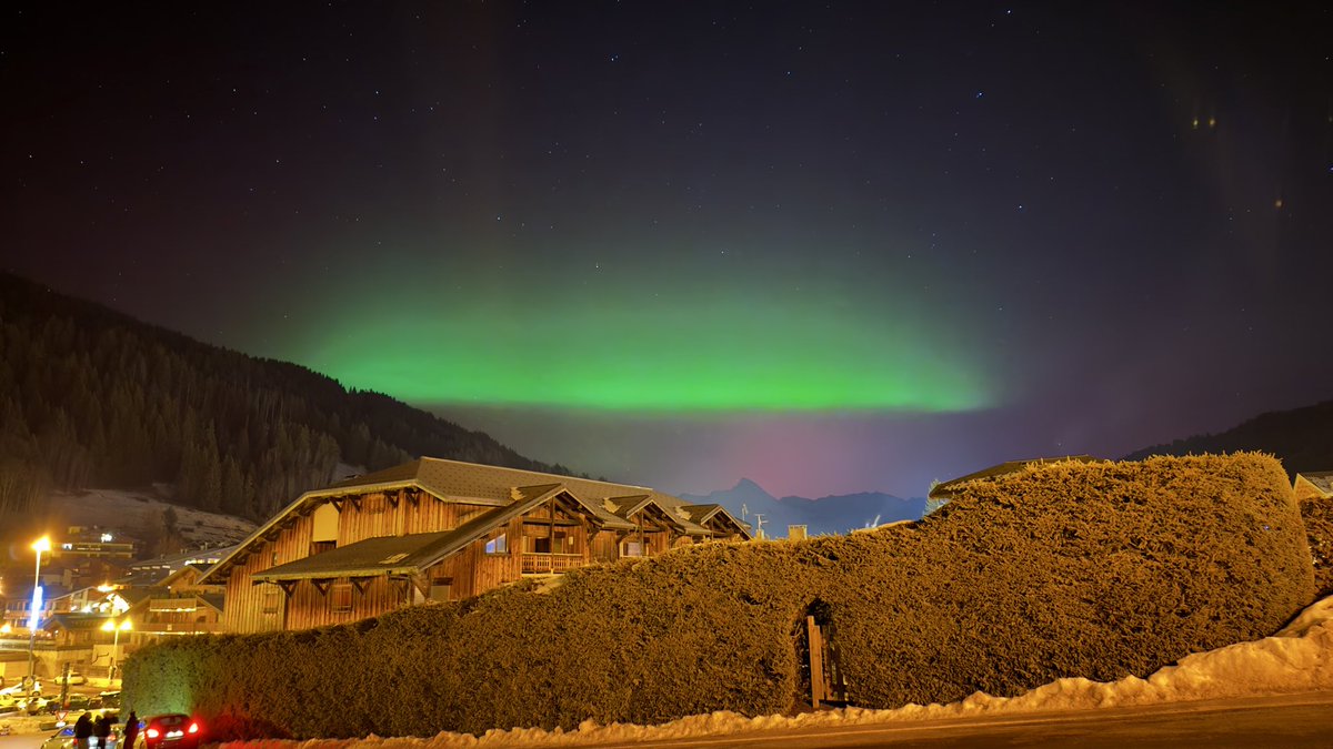 sandle08's tweet image. From Les gets in France