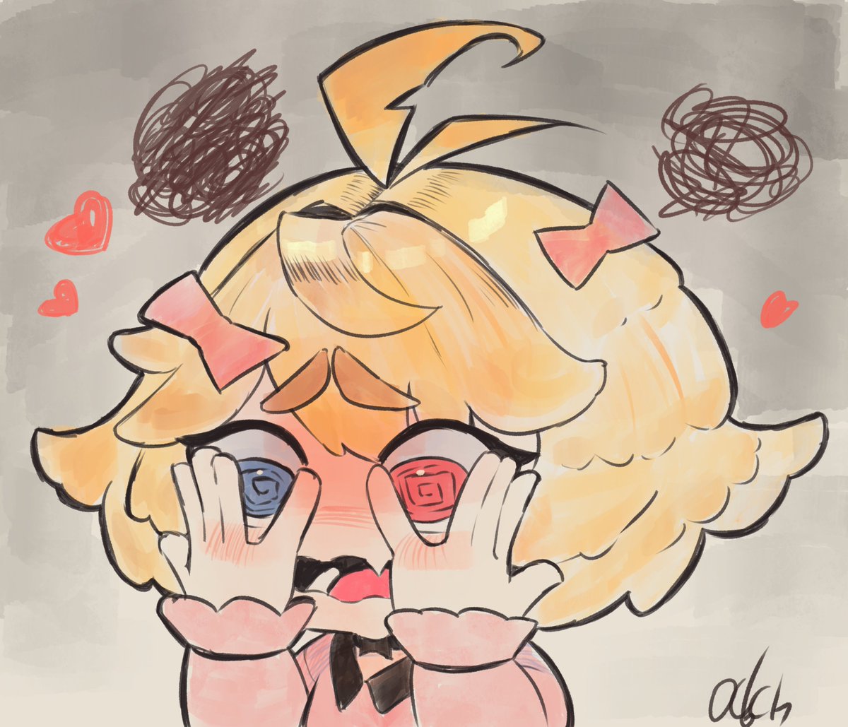 「Dokibird!!!! Oh Nyo!!!! DON'T look, or d」|Ouchi🍡👹Vartist+CEO of gyaruのイラスト