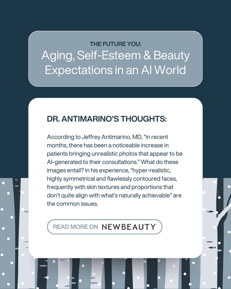 bellissimops's tweet photo. Dr. Antimarino recently spoke with NewBeauty about the rise of digitally altered images and the importance of staying grounded in natural, achievable outcomes.

Read more via @NewBeauty: https://t.co/FBfd6KE6bQ https://t.co/xd0NygdGge