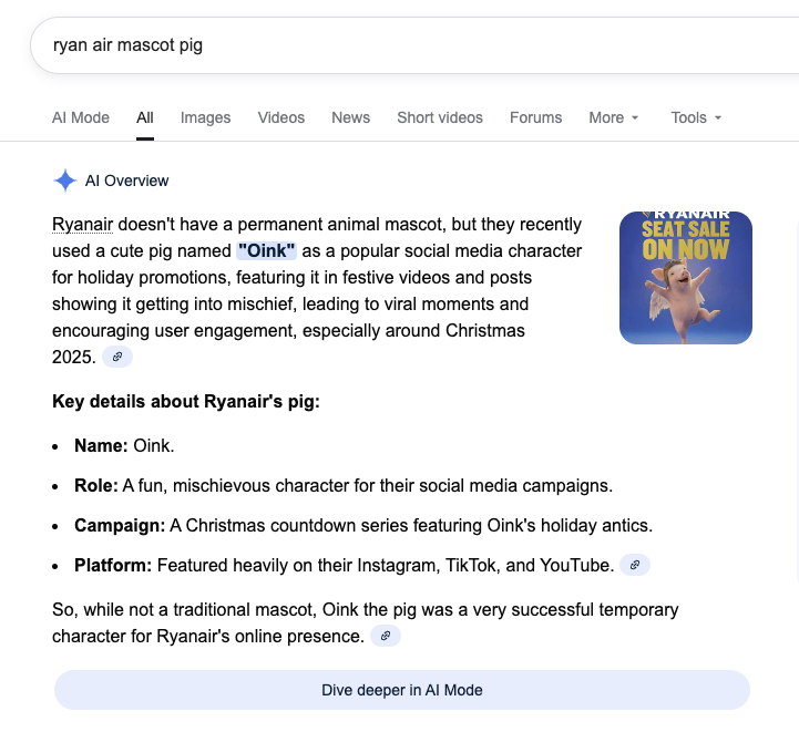 XWhenPigsFly's tweet photo. The Ryan Air animal mascot, $Oink is community named by ryanair fans. 

Ryanair accepted the name by launching campaigns with the hastags #Oinkontheshelf, "Oink adventures"

With ryanair at 1.5M, we need an animal runner for it, the promotional mascot of ryanair, Oink. 

7dipYgPzHLir9KM1VRp4Xierwkhn2ZQ2KD4PmHitpump