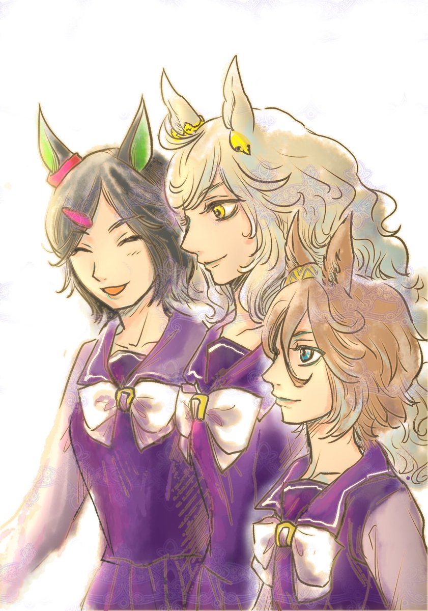 なにかあったかいもの食べに行くウマ娘ちゃんたち