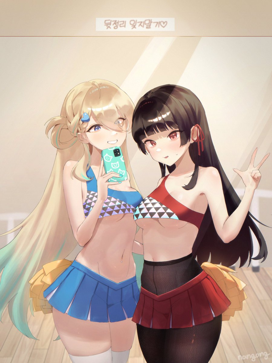 Cheerleader Lynae&amp;Chisa☺️

#Wuwafanart