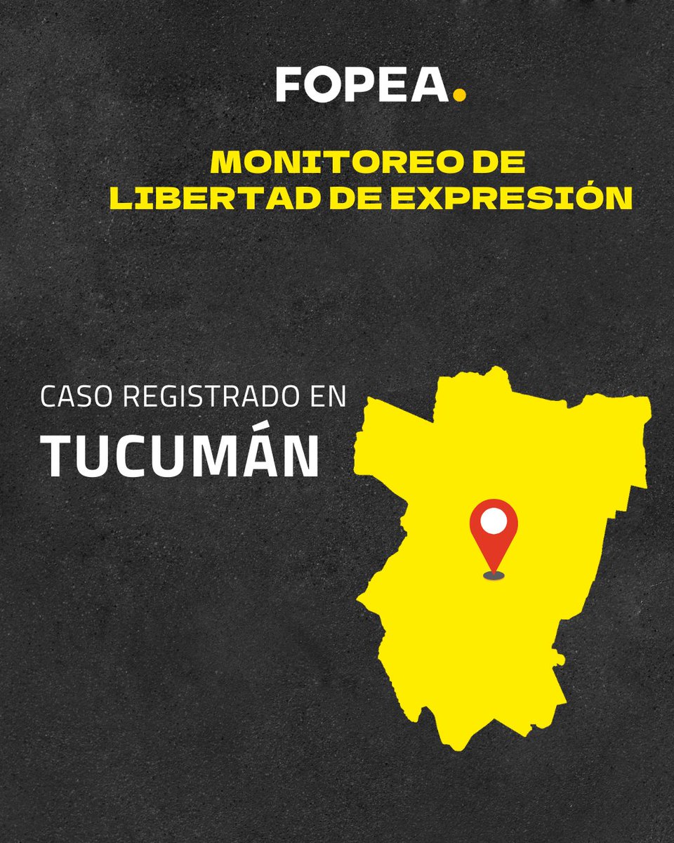 #FOPEALibertadDeExpresión 👉 FOPEA repudia la retención del fotógrafo Matías Vieito por parte de la policía de Tucumán

El Foro de Periodismo Argentino (FOPEA) repudia la retención del fotógrafo Matías Vieito por parte de la policía de Tucumán. 

(sigue👇)