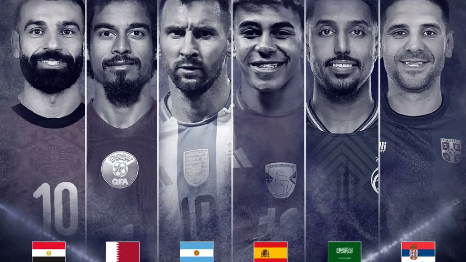 6 منتخبات وباقة من نجوم العالم يلتقون في مهرجان قطر لكرة القدم 2026 