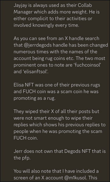 CryptoHunt62649's tweet photo. @EvatopiaNFT - scam?

I made a small research, so has a bad reputation:

1. A lot of showdowns with other projects:
2. Bans in discord for no reasons
3. OGs spots were only 100, but it already 250+
4. Also founders engage to hold NFT
5. Anna may have been a scammer

Don`t mint it https://t.co/8y6SPvBe3V