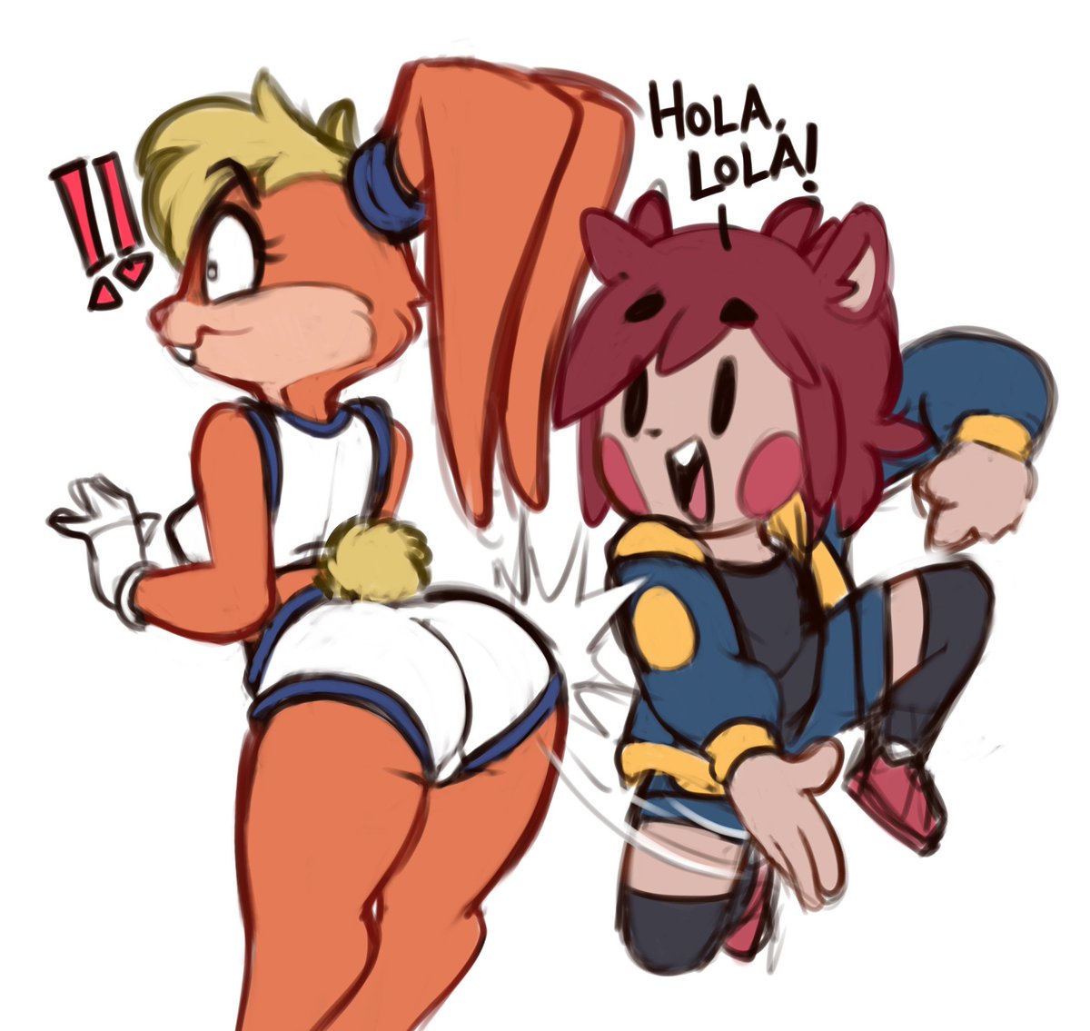 BrachyZoid's tweet photo. Lola Bunny in Fortnite?
I might have to go back in https://t.co/VBzGQ2zWy2