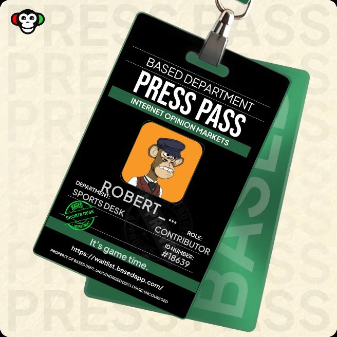 robert_on_web3's tweet photo. apparently calling things based or cringe earns bananas 🍌
claimed my @basedappcom Press Pass
help me stack these → https://t.co/vG1GLmFuec https://t.co/T3ECY8cW4F