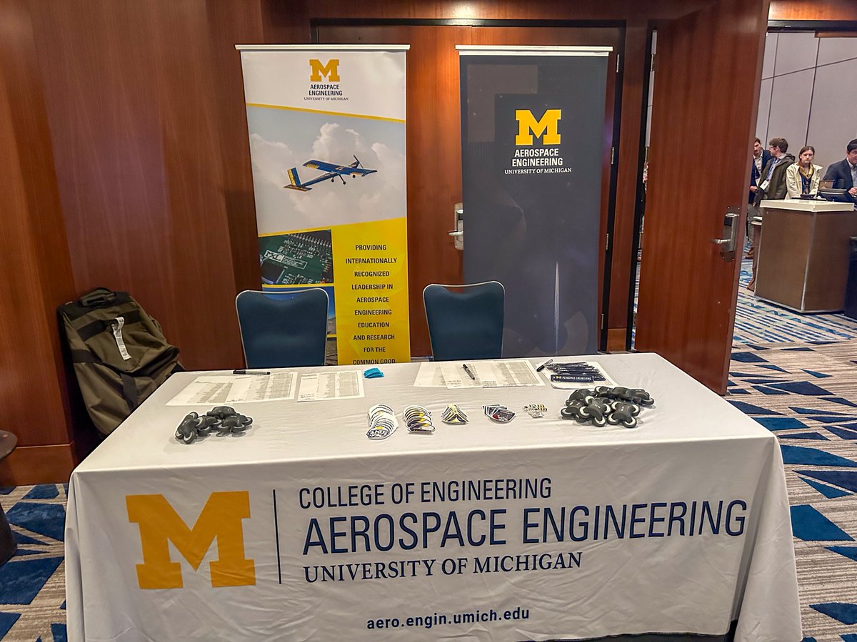 Last week, our community represented U-M at the annual AIAA SciTech. Not only were current faculty and students in attendance, but we also had the opportunity to host our yearly alumni and peers reception. Learn more about our participation: aero.engin.umich.edu/2026/01/09/mem…