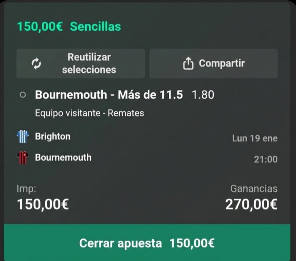 BulPicks_'s tweet photo. ✅ Venimos de sumar +2.05 Uds la semana pasada y hoy arrancamos el lunes con 3 oportunidades de oro.

1. ​🇪🇸 Elche vs Sevilla → NECESIDAD
2. ​🏴󠁧󠁢󠁥󠁮󠁧󠁿 Brighton vs Bournemouth → SEGURIDAD
3. ​🎷 El Jazz → ERROR DE PRECIO

​Tenéis los 3 pronósticos en la foto 👇📸 https://t.co/8FfIZi9bnS