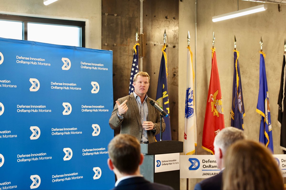 TimSheehyMT's tweet image. Cut the ribbon at @diu_x’s newest OnRamp Hub in Bozeman — one of only 8 in the country.

Montana is leading the effort to revitalize the defense industrial base and deliver warfighters the tools they need to fight and win in the 21st century. 🇺🇸