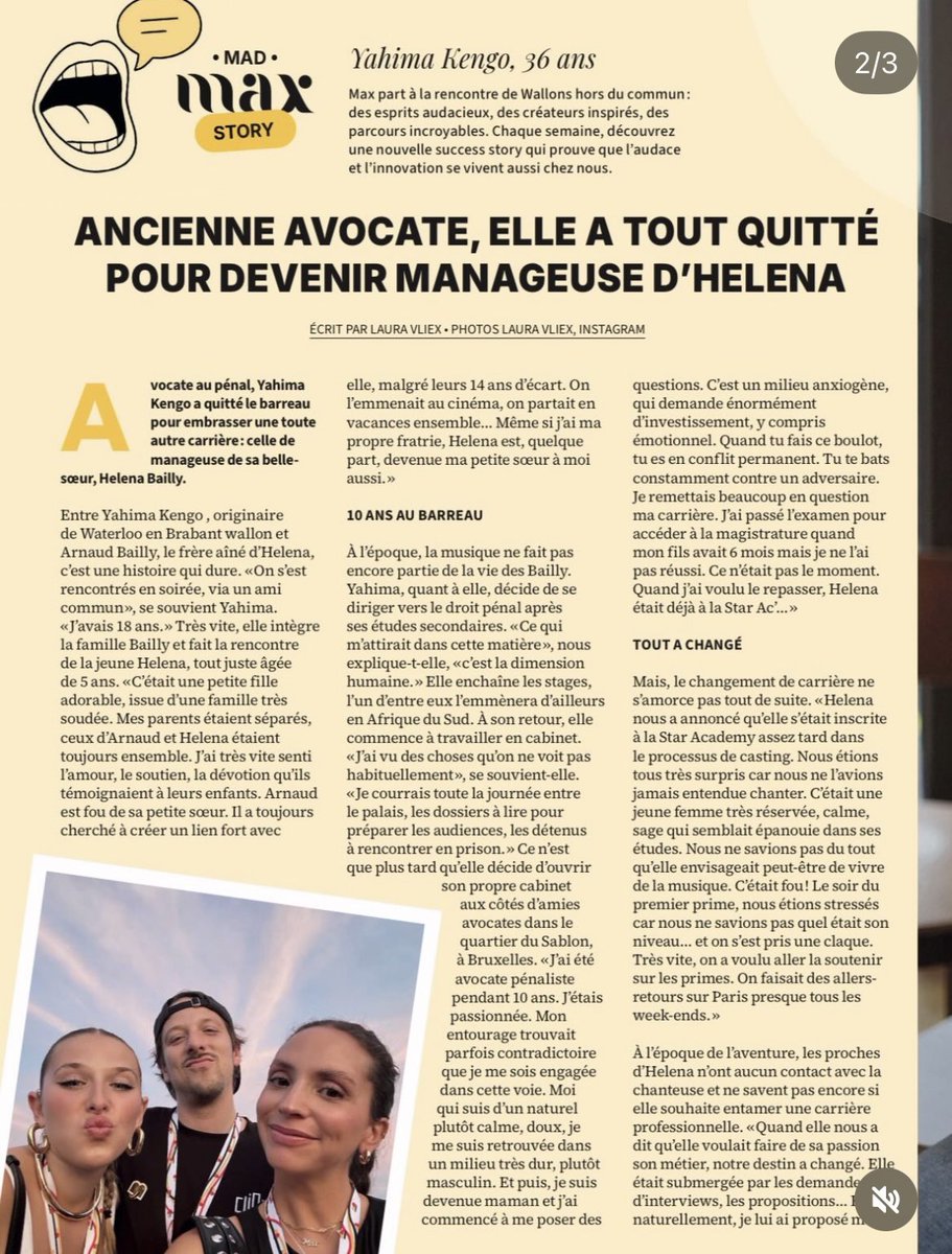 Elisawklr's tweet image. Yahima c’est vraiment la personne qu’il fallait pour Héléna 🩷 #HelenaBailly