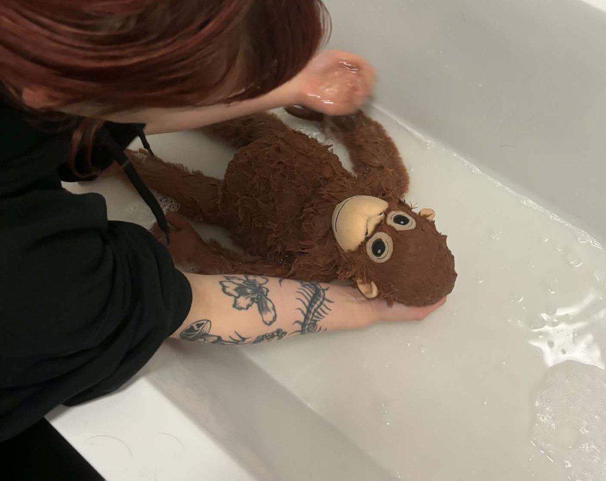 chatpileroan's tweet image. it’s #washyomonkeymonday