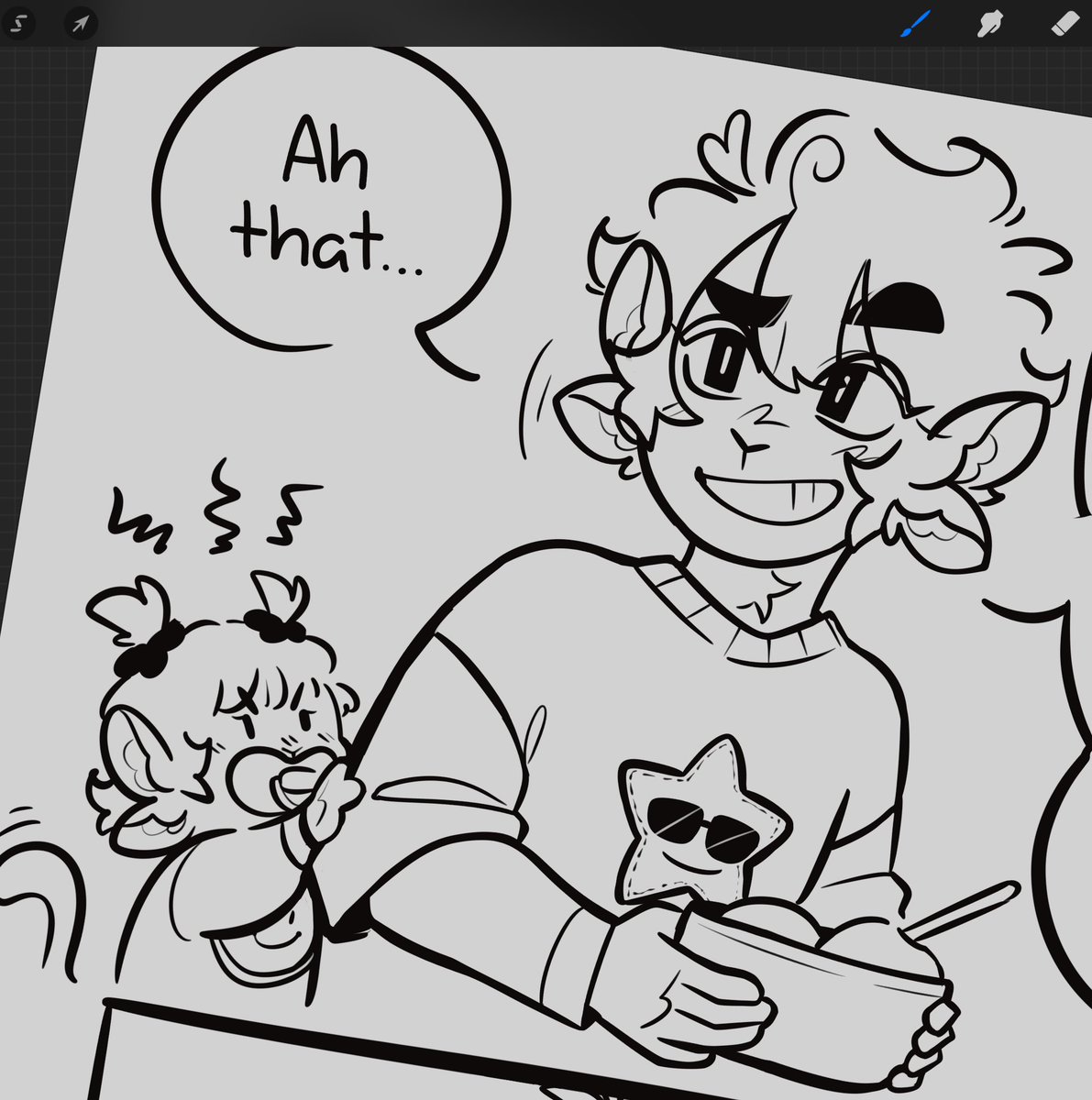 QuesoCheeso's tweet image. Sneak peak of future 3am comics💃💃💃#shadowpeach #peachshadow #LMKfanart